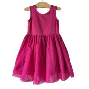 Hanna Andersson Pink Sleeveless Tulle Dress